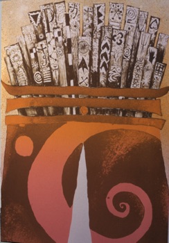 Spiral Shrine
Lithograph
700mm x 500mm
1995 Spiral Shrine
Lithograph
700mm x 500mm
1995
